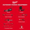 Milwaukee 49-16-2738-49-16-2741 M18 FUEL QUIK-LOK Brush Cutter Attachment and M18 FUEL QUIK-LOK Bristle Brush Attachment (2-Tool)
