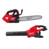 Milwaukee 2826-20T-2824-20 M18 FUEL 14 in. Top Handle 18V Lithium-Ion Brushless Cordless Chainsaw w/ M18 FUEL Dual Battery Blower (2-Tool)