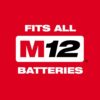 Milwaukee 2569-21-48-22-9482 M12 FUEL 12V Lithium-Ion 3/8 in. Extended Reach High Speed Cordless Ratchet Kit w/3/8 in. Ratchet & Socket Mechanic Set