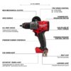 Milwaukee 3020-20-2904-20 M18 FUEL 18V Lithium-Ion Brushless 16-Gauge Straight Finish Nailer with M18 FUEL 1/2 in. Hammer Drill/Driver Milwaukee 3020-20-2904-20 M18 FUEL 18V Lithium-Ion Brushless 16-Gauge Straight Finish Nailer with M18 FUEL 1/2 in. Hammer Drill/Driver