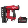 Milwaukee 3020-20–48-11-1861 M18 FUEL 18V Gen ll 16-Gauge Straight Finish Nailer and M18 18V Lithium-Ion REDLITHIUM FORGE 6.0 Ah Battery Pack