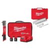 Milwaukee 2564-22-48-22-9508 M12 FUEL 12V Lithium-Ion Cordless 3/8 in. Right Angle Impact Wrench Kit w/3/8 in. Drive Mechanics Set (32-Piece)