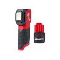 Milwaukee 2127-20-48-11-2425 M12 12V Lithium-Ion Cordless LED Paint and Detailing Color Match Light w/M12 Compact High Output 2.5 Ah Battery Pack