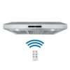 Cosmo COS-KS6U30 30 in. 500 CFM Ducted Under Cabinet Range Hood with Digital Touch Display and LED Lights in Stainless Steel
