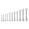 TEKTON WRC94000 11-Piece (1/4-3/4 in.) Reversible 12-Point Ratcheting Combination Wrench Set