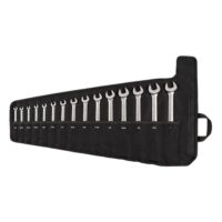 TEKTON WRC95401 15-Piece (1/4-1 in.) Flex Head 12-Point Ratcheting Combination Wrench Set with Pouch