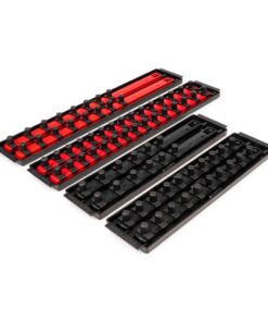 TEKTON OST92901 1/2 in. Drive Socket Rail and Tray Set (78-Tool)