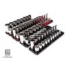 TEKTON OST92901 1/2 in. Drive Socket Rail and Tray Set (78-Tool)