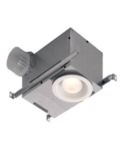 Broan-NuTone 744 70 CFM White Bathroom Exhaust Fan with Light