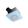 Broan-NuTone SPKN110RGBL Sensonic Series 110 CFM Ceiling Bathroom Exhaust Fan with Speaker and Bluetooth Wireless Technology Broan-NuTone SPKN110RGBL Sensonic Series 110 CFM Ceiling Bathroom Exhaust Fan with Speaker and Bluetooth Wireless Technology