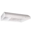 Broan-NuTone AR130WW AR1 Series 30 in. 270 Max Blower CFM 4-Way Convertible Under-Cabinet Range Hood with Light in White