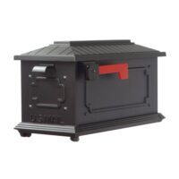SPECIAL LITE PRODUCTS SCK-1017-BLK Kingston Black Post Mount Mailbox