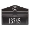 Whitehall 11248 Colonial Wall Mailbox Package #1 (Mailbox, Plaque and Monogram)