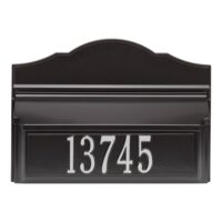 Whitehall 11253 Colonial Wall Mailbox Package #2 (Mailbox and Plaque)