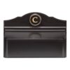 Whitehall 11258 Colonial Wall Mailbox Package #3 (Mailbox and Monogram)
