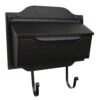  SPECIAL LITE PRODUCTS SHC-1002-BLK Contemporary Black Wall Mount Horizontal Mailbox