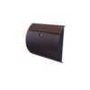 Spira Mailbox SPA-M002BLK Spira Black Powder Coat Wall Mount Locking Mailbox