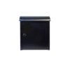 Qualarc WF-W1701BK Leece Wall Mounted Mailbox in Black with Combo Lock