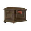 SPECIAL LITE PRODUCTS SCT-1010-CP Traditional Copper Post Mount Mailbox