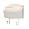 SPECIAL LITE PRODUCTS SHC-1002-WH Contemporary White Wall Mount Horizontal Mailbox