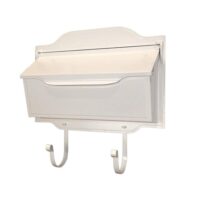 SPECIAL LITE PRODUCTS SHC-1002-WH Contemporary White Wall Mount Horizontal Mailbox