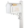 Whitehall Products 16316 Superior White Streetside Mailbox