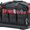 CRAFTSMAN TRADESTACK Tool Bag, 22.5”, Durable Polyester, Black and Red (CMST21450) CRAFTSMAN TRADESTACK Tool Bag, 22.5”, Durable Polyester, Black and Red (CMST21450)
