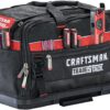 CRAFTSMAN TRADESTACK Tool Bag, 22.5”, Durable Polyester, Black and Red (CMST21450) CRAFTSMAN TRADESTACK Tool Bag, 22.5”, Durable Polyester, Black and Red (CMST21450)