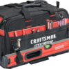 CRAFTSMAN TRADESTACK Tool Bag, 22.5”, Durable Polyester, Black and Red (CMST21450) CRAFTSMAN TRADESTACK Tool Bag, 22.5”, Durable Polyester, Black and Red (CMST21450)