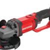 CRAFTSMAN V20 Cordless Angle Grinder Tool Kit, 4-1/2 inch, Battery and Charger Included (CMCG400M1)