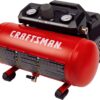 Craftsman Air Compressor, 1.5 Gallon 3/4 HP Max 135 PSI Pressure, 1.5 CFM@90psi and 2.2 CFM@40psi