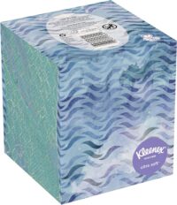 Kleenex Ultra Soft Facial Tissues, 75 Tissues per Cube Box, 75 Count (Pack of 27)