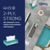 Kleenex® Professional Facial Tissues, Bulk (21400), 2-Ply, White, Flat Facial Tissue Boxes for Business (100 Tissues/Box, 36 Boxes/Case, 3,600 Tissues/Case) Kleenex® Professional Facial Tissues, Bulk (21400), 2-Ply, White, Flat Facial Tissue Boxes for Business (100 Tissues/Box, 36 Boxes/Case, 3,600 Tissues/Case)