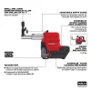 MILWAUKEE TOOL 2912-DE M18 FUEL HAMMERVAC Dedicated Dust Extractor for M18 FUEL 1 in. SDS-Plus Rotary Hammer