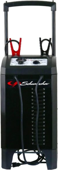 Schumacher Electric SC1633 Manual Timer-Controlled Wheeled Battery Charger and Jump Starter for Cars