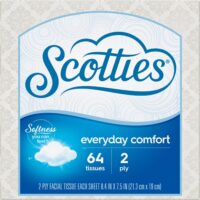 Scotties Everyday Comfort Facial Tissues, 64 Tissues per Box (Pack of 24)