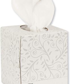 Tork Soft Facial Tissue Cube Box White, Advanced, 2-Ply, 36 x 94 Sheets, TF6830