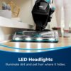 BISSELL MultiClean Allergen Rewind Pet Vacuum with HEPA Filter Sealed System, Automatic Cord Rewind, Tangle-free Brush Roll, & LED Headlights, 3402