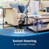 BISSELL MultiClean Allergen Rewind Pet Vacuum with HEPA Filter Sealed System, Automatic Cord Rewind