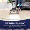 BISSELL Revolution HydroSteam Pet Carpet Cleaner, Upright Deep Cleaner, HydroSteam Technology, 2-in-1 Pet Upholstery Tool & Formulas Included, 3432