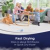 BISSELL Revolution HydroSteam Pet Carpet Cleaner, Upright Deep Cleaner, HydroSteam Technology, 2-in-1 Pet Upholstery Tool & Formulas Included, 3432