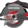 CRAFTSMAN V20 Cordless Circular Saw, 6-1/2 inch, Bare Tool Only (CMCS500B)