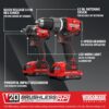 CRAFTSMAN V20 RP Cordless Drill and Impact Driver, Brushless Power Tool Combo Kit, 2 Batteries and Charger Included (CMCK211C2)