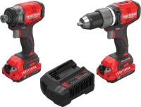 CRAFTSMAN V20 RP Cordless Drill and Impact Driver, Brushless Power Tool Combo Kit, 2 Batteries and Charger Included (CMCK211C2)