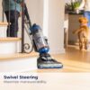 BISSELL CleanView Swivel Vacuum with Triple Action Brush Roll, Swivel Steering, Extension Wand, Easy-Empty Dirt Tank, Multi-Cyclonic Suction System