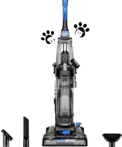 Eureka PowerSpeed Bagless Upright Vacuum Cleaner, Pet Turbo, Black