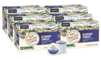 New England Coffee Blueberry Cobbler Medium Roast Single Serve Pods, 12ct Box (Pack of 6)