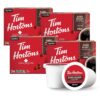 Tim Hortons Dark Roast Coffee, Single-Serve K-Cup Pods Compatible with Keurig Brewers, 96ct K-Cups, Red -24 Count (Pack of 4)