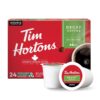 Tim Hortons Decaf Medium Roast Coffee, Single-Serve K-Cup Pods Compatible with Keurig Brewers, 96ct K-Cups, Red 24 Count (Pack of 4)
