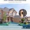 eMACROS Long Range Solar Wireless Driveway Alarm Outdoor Weather Resistant Motion Sensor & Detector